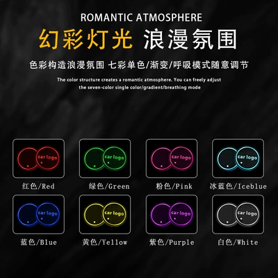 Anti-slip mat, Car Led Luminous Water
