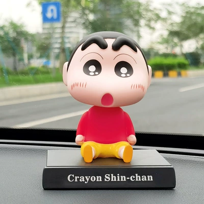 Car ornaments, Cartoon Creative Car Ornaments - -shaking-his-head-in-yellow-pants-xiaoxin-yellow-box