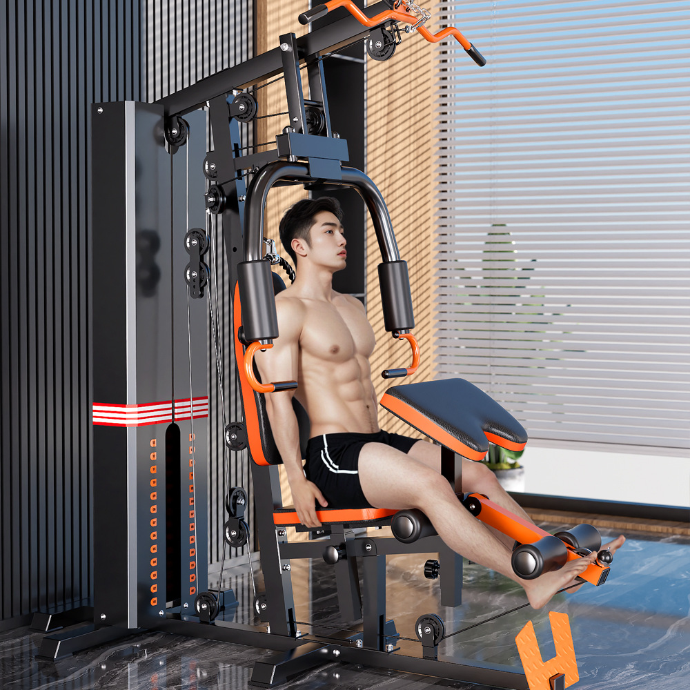 Máquina de Entrenamiento Integral Yulong, Equipo de Fitness Doméstico de Una Sola Estación, Máquina Multifunción Integrada de Alta Resistencia para Gimnasio Comercial