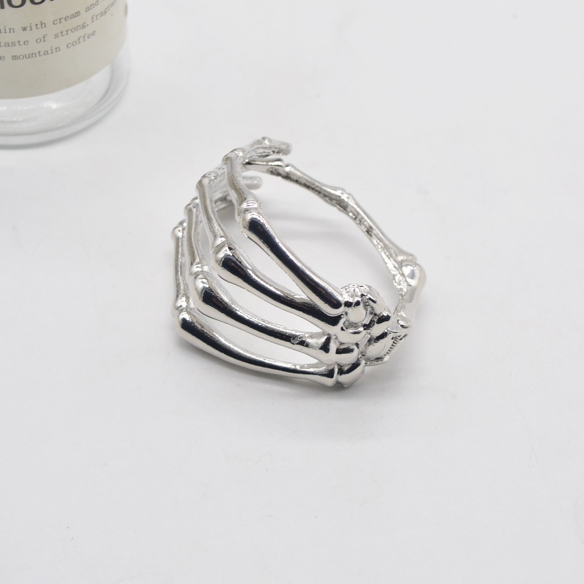 Hip-hop Cool Style Skull Alloy Metal Unisex Bangle display picture 7