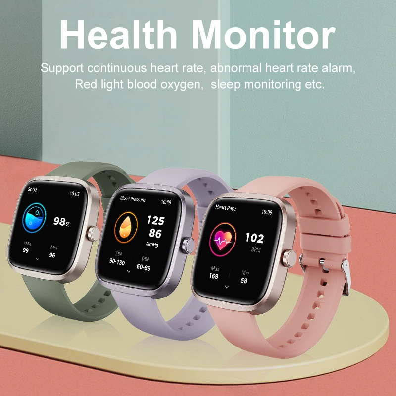 Cross-border 2025 new product T71 true heart rate 1.72 red light blood oxygen sports record language assistant smart watch