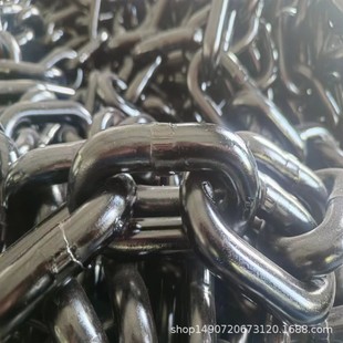 Greening guardrail decorative chain G80 mine lifting chain industrial stainless steel chain ring X20