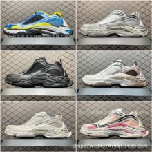 莆田纯原巴黎Triple S 2.0厚底老爹鞋增高复古网纱透气男女运动鞋