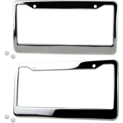 License plate holder/license plate holder Frame American Standard License Plate Frame - stainless-steel-silver-pair-with-accessories