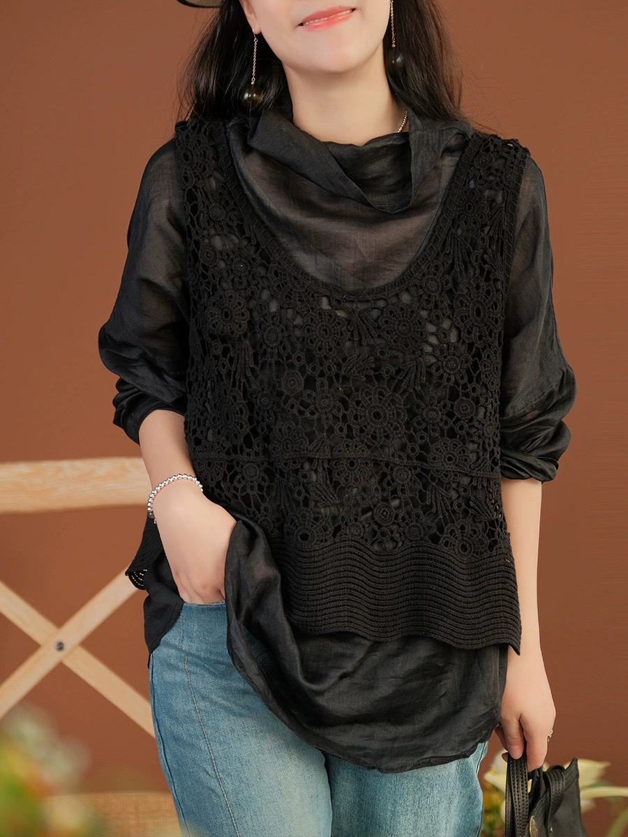 Spring summer retro vest