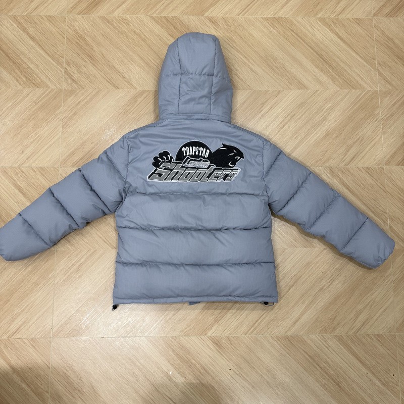 Trapstar Shooters Puffer Jacket Grey