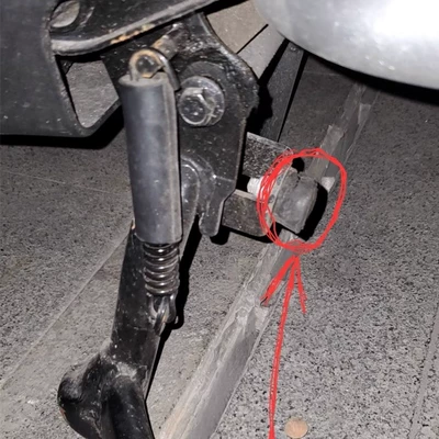 Electric car big tripod | Thigh Anti-Collision Rubber Main Bracket