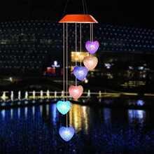 W 64336 Solar Dragonfly Butterfly Wind Chime Light ���Ѻ���