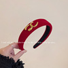 Advanced sponge headband for face washing, demi-season hair accessory, high-quality style, South Korea, simple and elegant design, wholesale