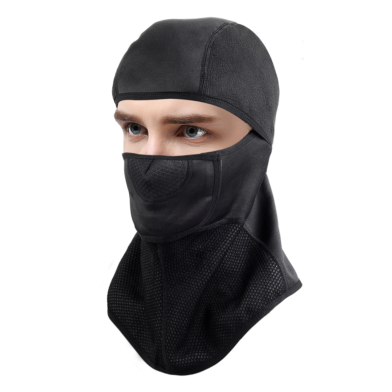 Teplá maska na obličej, lyžařská maska na podzim a zimu, venkovní cyklistika, motocykl, rybaření, ochrana obličeje a krku_voghion.com