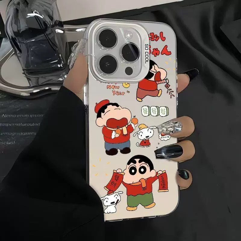 Мультяшный совместимый чехол для iPhone, стильный/милый, Pro, 16/15 Pro Max/14, защита от падений, 12/