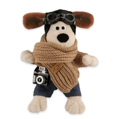 Driver Car Doll Car Interior Car ornaments - khakis-sweater-scarf-handdog-flash-camera-1