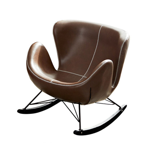 Italian Minimalist Leisure Rocking Chair Living Room Balcony Home Use Leisure Single Snail Sofa Chair Bedroom Lazy Person Designer