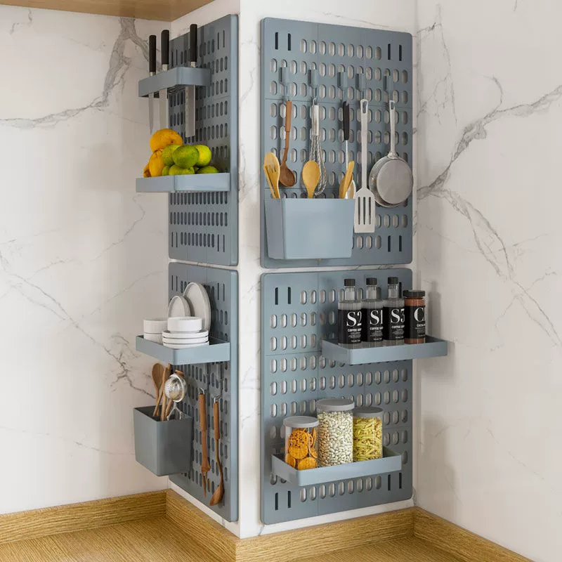 Настенная полка для хранения без сверления для коридора, общежития, кухни, ванной комнаты