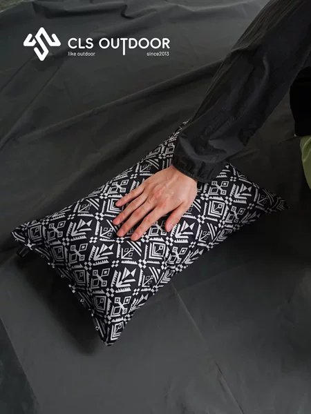 Cls Automatic Inflatable Pillow for Outdoor Travel, Camping, Tent, Office Nap, Portable Car and Airplane Cushion