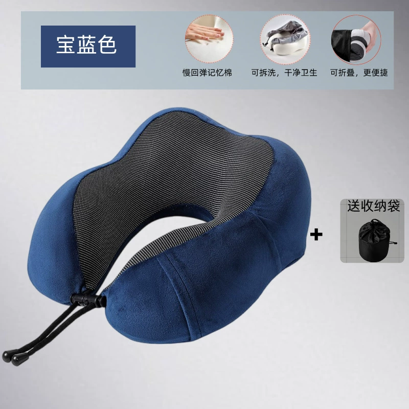 Handheld neck pillow for sleep for traveling, with neck protection
