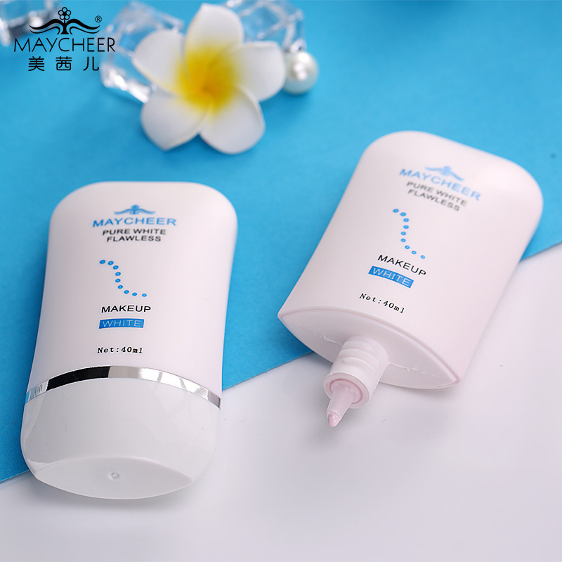 美茜兒嫩顏粉底液隔離霜妝前乳BB霜控油裸妝防水持久不脫妝