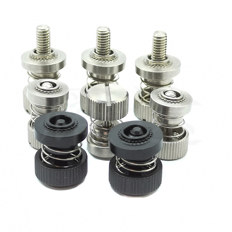 螺钉厂家批发PFS32松不脱螺钉 压铆式组合弹簧螺钉 碳钢一字槽