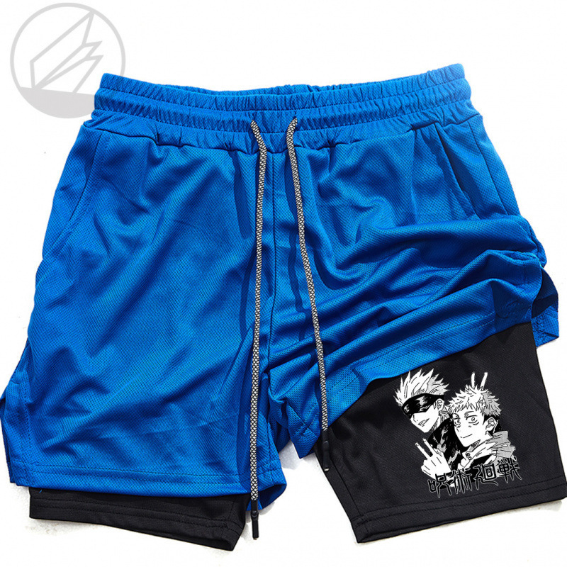 Summer sports and leisure shorts, double-layer shorts, breathable and comfortable, suitable for outdoor basketball training, fitness, and running Summer sports and leisure shorts, double-layer shorts, breathable and comfortable, suitable for outdoor basketball training, fitness, and running