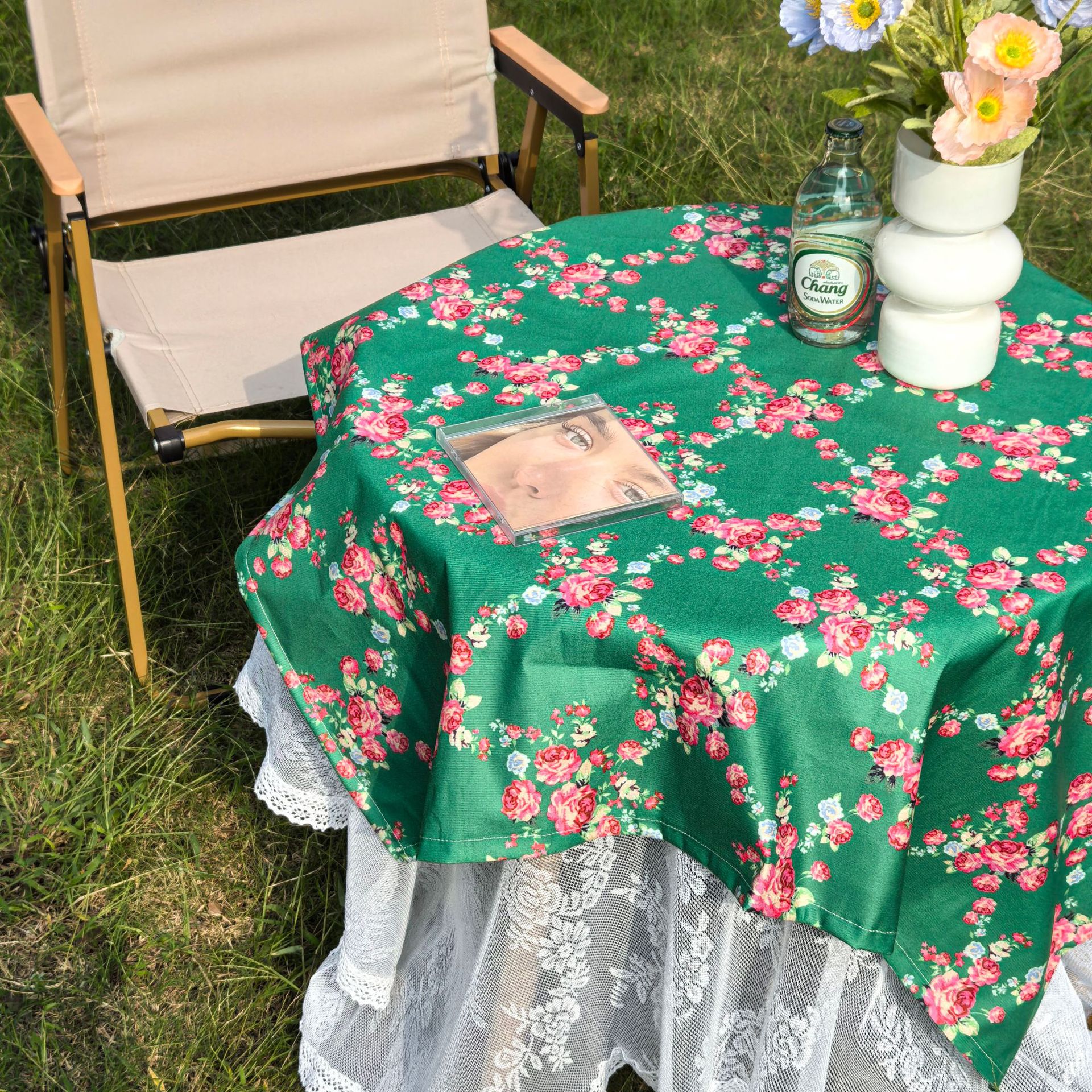 Wholesale French romantic lace tablecloth dessert table wedding decoration photo tea table tablecloth tablecloth a generation of hair