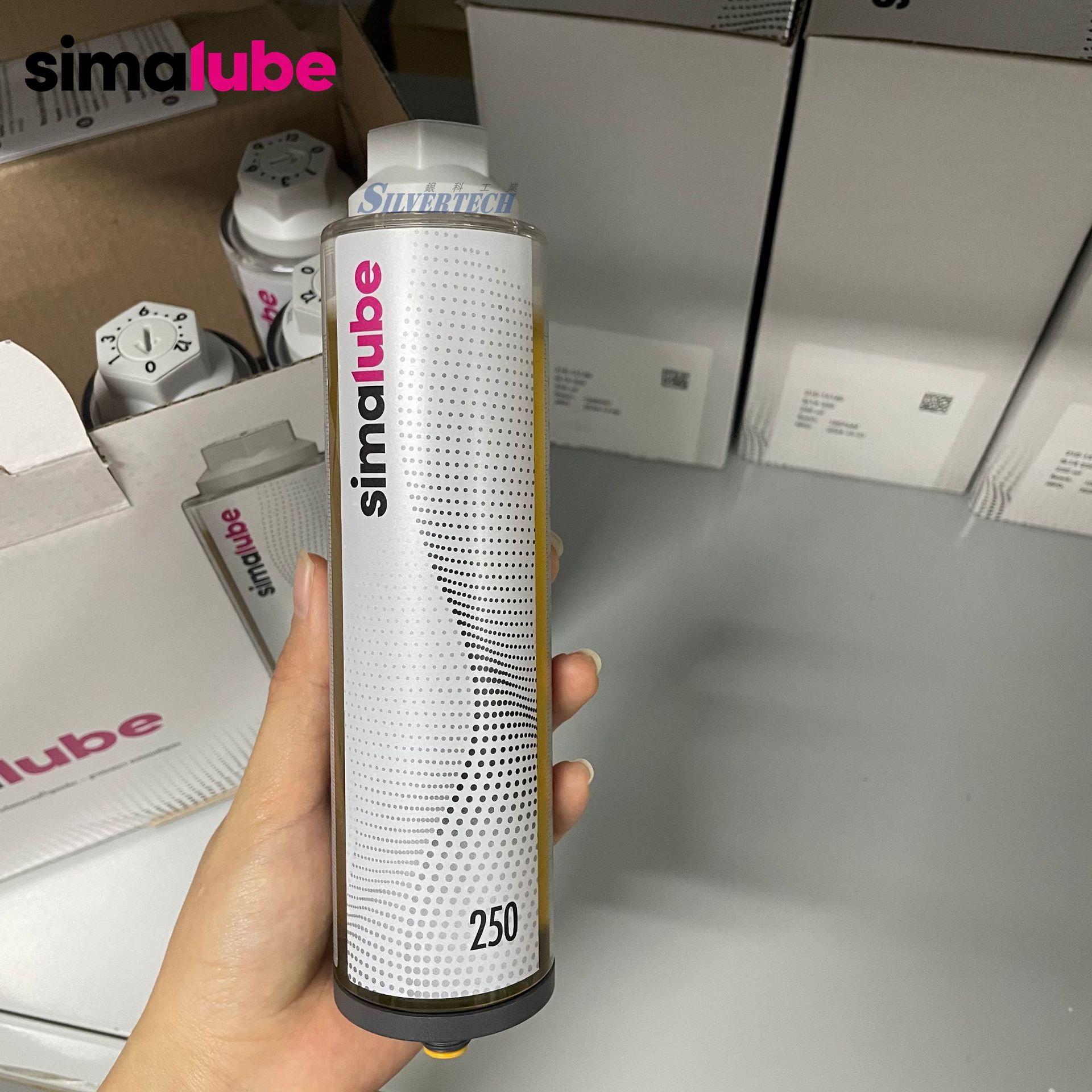 司马泰克森马单点式自动注油器250ML欧盟防爆认证 全天候微量润滑