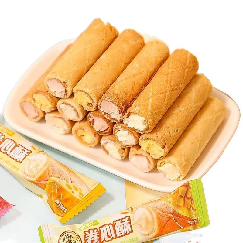 Xu Fuji Печенье Рулет яйцо Ролл Много вкусов Офис общежитие повседневная детская закуска подарок пакет оптом оптом