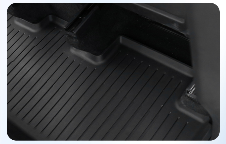 Suitable for Tesla Model Y Floor Mats, Injection-Molded Tpe Trunk Mat, Custom Wholesale, Full Car Mats, Comfortable and Environmentally Friendly