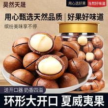 夏威夷果孕妇休闲零食炒货罐装批发年货250g大颗粒奶油味坚果袋装