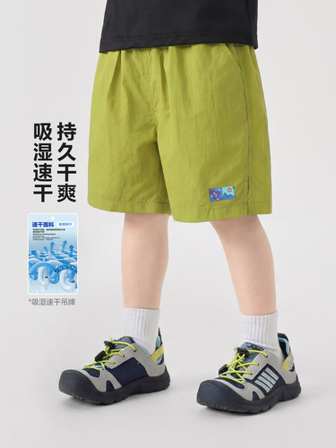 Right European boys 'shorts, summer quick-drying middle pants, 2026 new children's clothing, children's summer clothes, thin boy's clothing