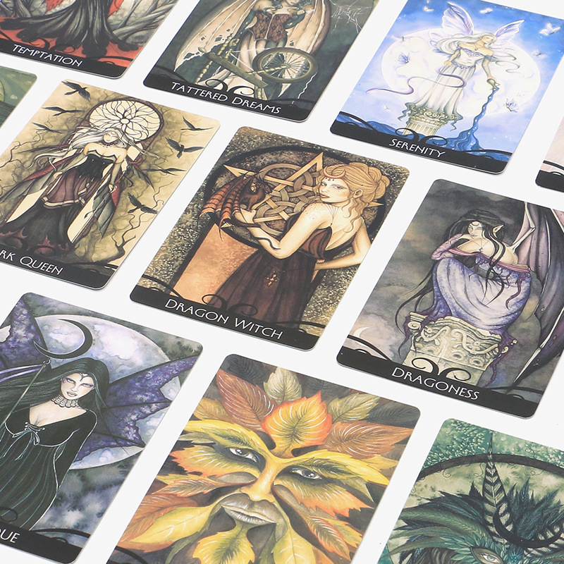 Magic Enchanted Oracle Tarot Cards English Version Board Game_voghion.com