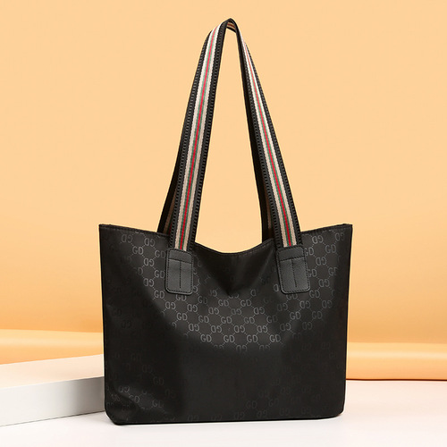 Fashionable women's bags Korean style simple tote bag large capacity shoulder bag handbag trendy mom bag one piece drop shipping