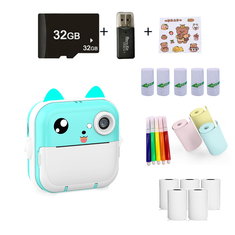 Transfronterizo nuevo Q5 Polaroid niños cámara digital lindo mini niños HD impresión Cámara regalo