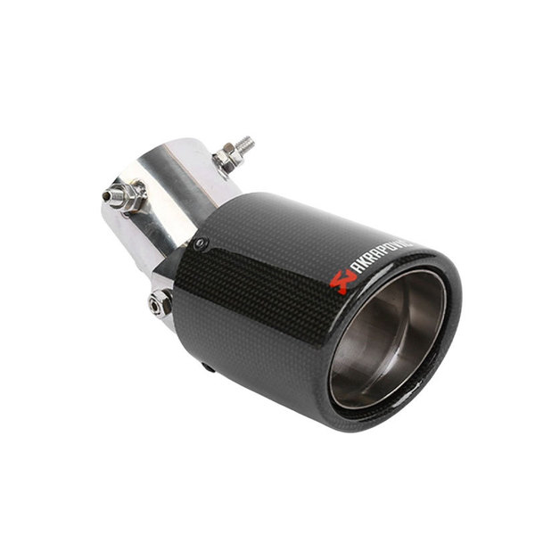 Special tail throat for downward bending of car exhaust pipe…