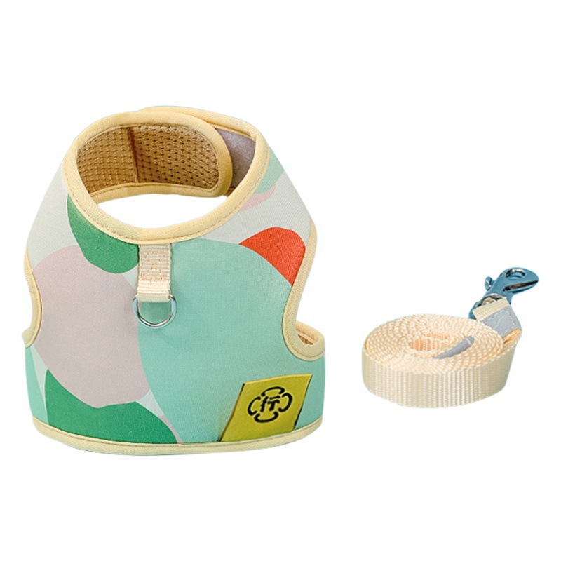 Nueva correa de perro chaleco correa de pecho Shiba Inu Corgi perro caminando cuerda anti-explosión cuerda Amazon al por mayor