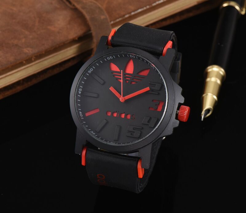 Adi Fashion Explosions Three-pin Tape Cheap Business Sports Chronograph Men's Watch