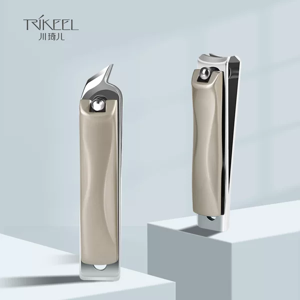 Chuanqi's nail clippers single large flat nail clippers oblique nail clippers home nail nail nail clipper 2-piece set