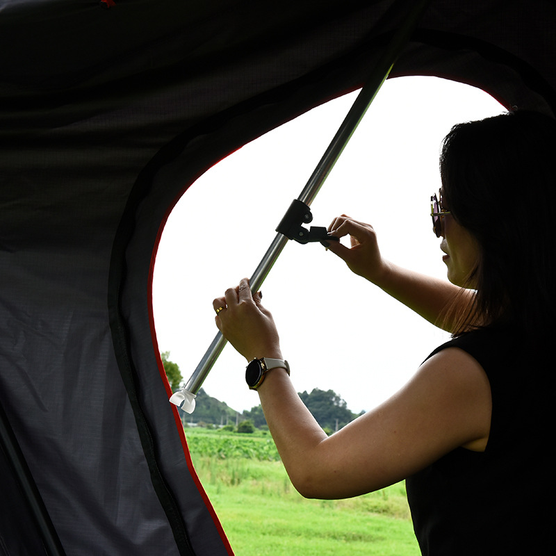 Outdoor Self-driving Travel Camping Automatic Quick Opening Folding Aluminum Alloy Triangle Extension suv Car Roof Tent