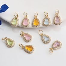 14K����ɫ ΢��ʯ���J���� diy����朴���С�����K�Ʒ���