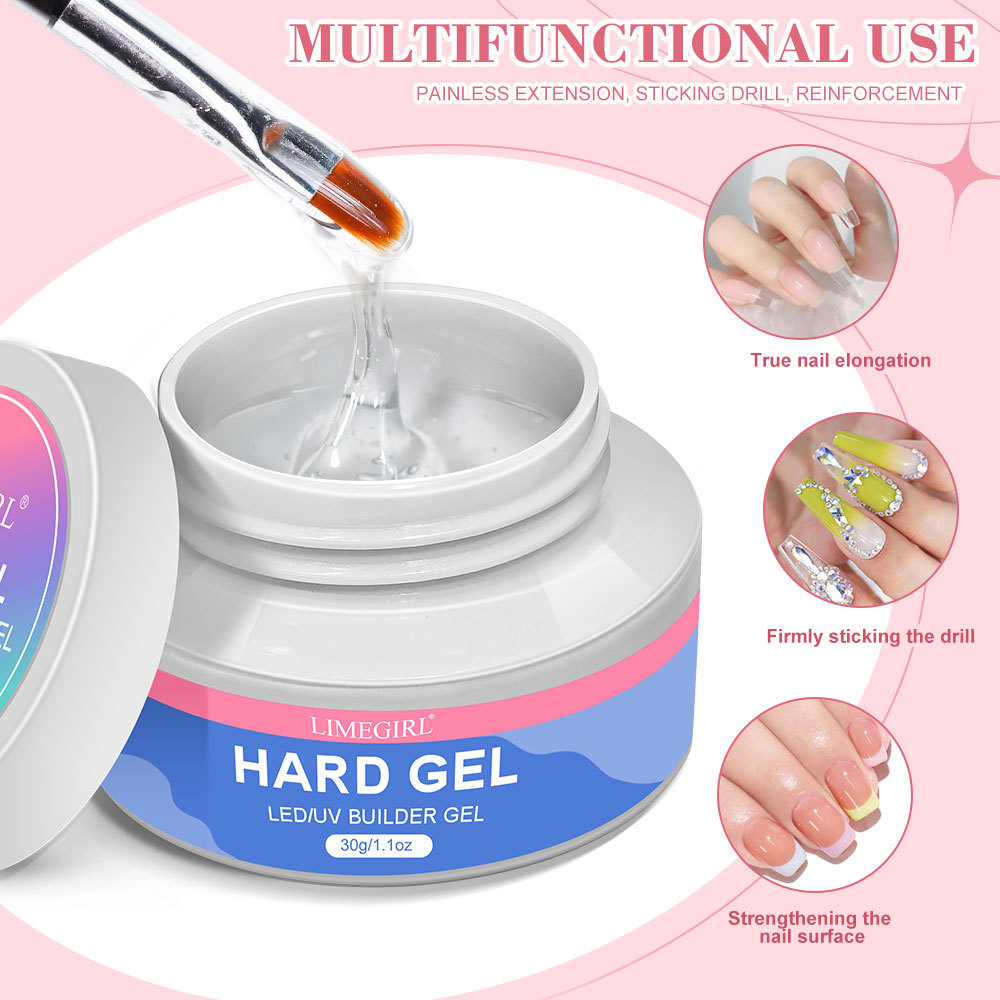 Nuevo arte de uñas de cristal herramienta de uñas extensión líquido traje tridimensional tallado francés fototerapia extensión de uñas transfronterizo exclusivo