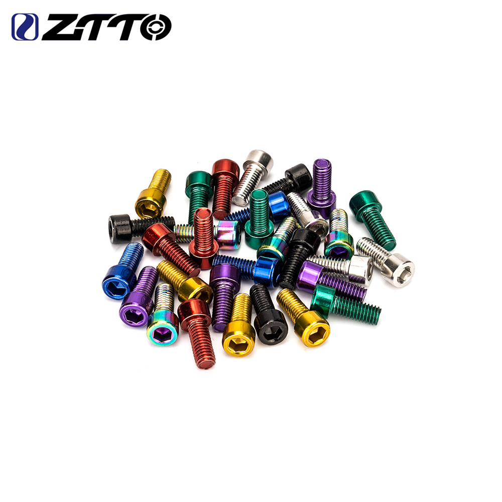 ZTTO Bicicleta Tanque de agua Tornillo Montaña Muerto Carretera Camión plegable Taza de agua M5 * 12MM Acero inoxidable 304