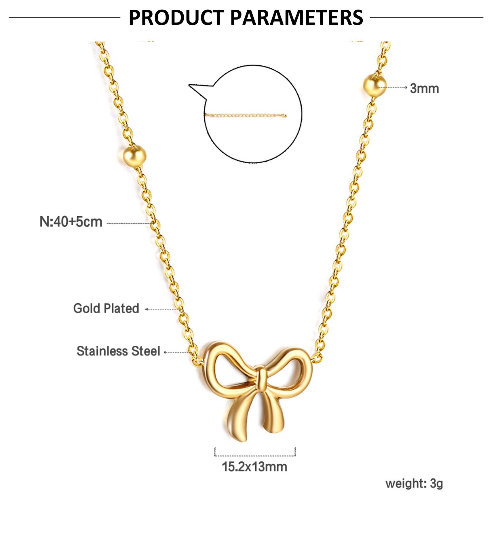 Stainless Steel Titanium Steel Retro Butterfly Plating Pendant Necklace display picture 3