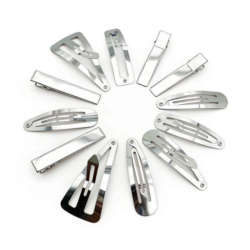 Factory Direct Sales of 301 Stainless Steel Hair Accessories Series, Including Bb Clips, Duckbill Clips, Water Drop Clips, and Hairpin Accessories