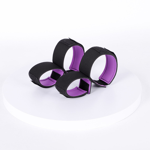 Sex toys, training equipment, sm, binding straps, handcuffs, foot handcuffs, black and purple splicing alternative toys, one piece on behalf of you.