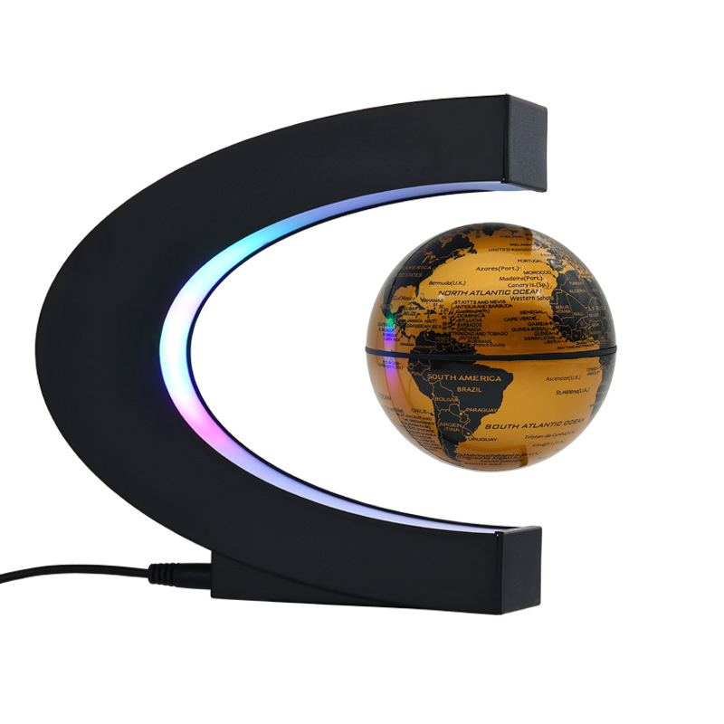 Globo Terráqueo de Levitación Magnética de Plástico Giratorio para Regalo y Decoración