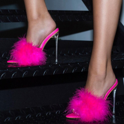 Ladies Shoes, Summer Slippers, Wholesale In Stock, Fashionable, European And American Style, Sexy, Plus-size Women's_vogvips.com