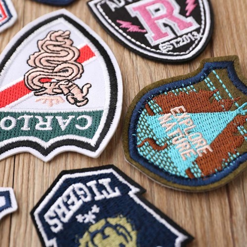 Yixiu embroidery cloth stickers computer embroidered badges cool and trendy DIY iron tower rice armband badge series clothing