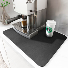 跨境咖啡机吸水垫碗盘干燥垫防滑吧台沥水垫厨房台面垫餐桌免洗垫