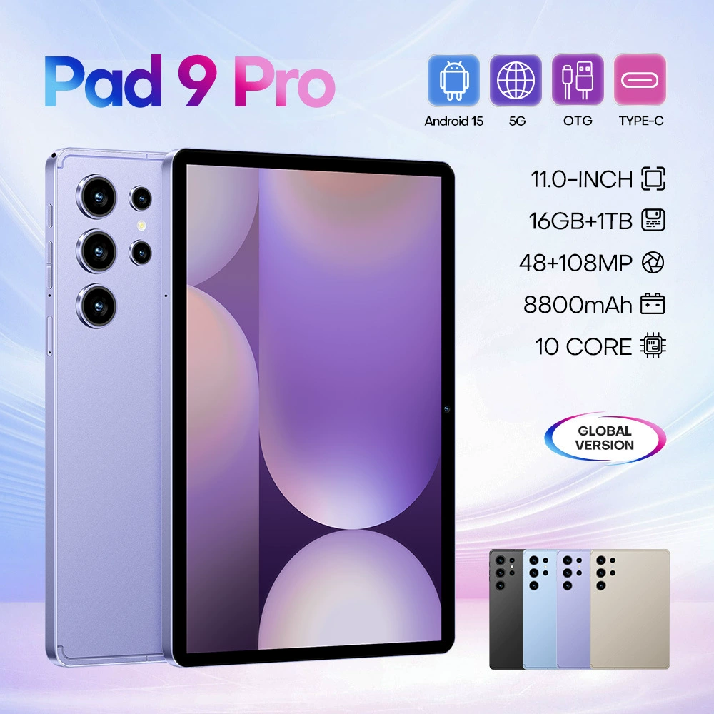 Новый планшет Pad 9 Pro 10-дюймовый 16+1Т онлайн-обучение планшет напрямую с завода