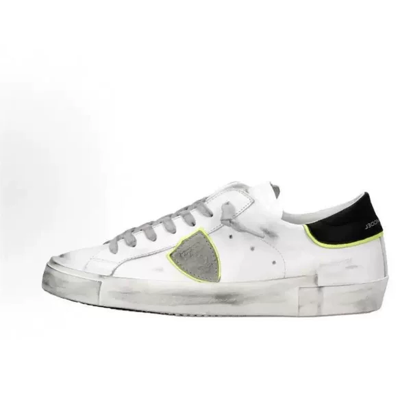 In stock: Philippe Model Paris PRSX authentic distressed sneakers, vintage-style casual shoes for men and women