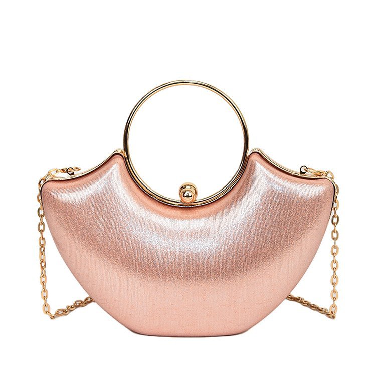 Luxury Cross-Border Women's Handbags 2024 New Arrival European & American Retro Clasp Shell Bag Sparkling Evening Clutch Shoulder Bag - Thumbnail 8